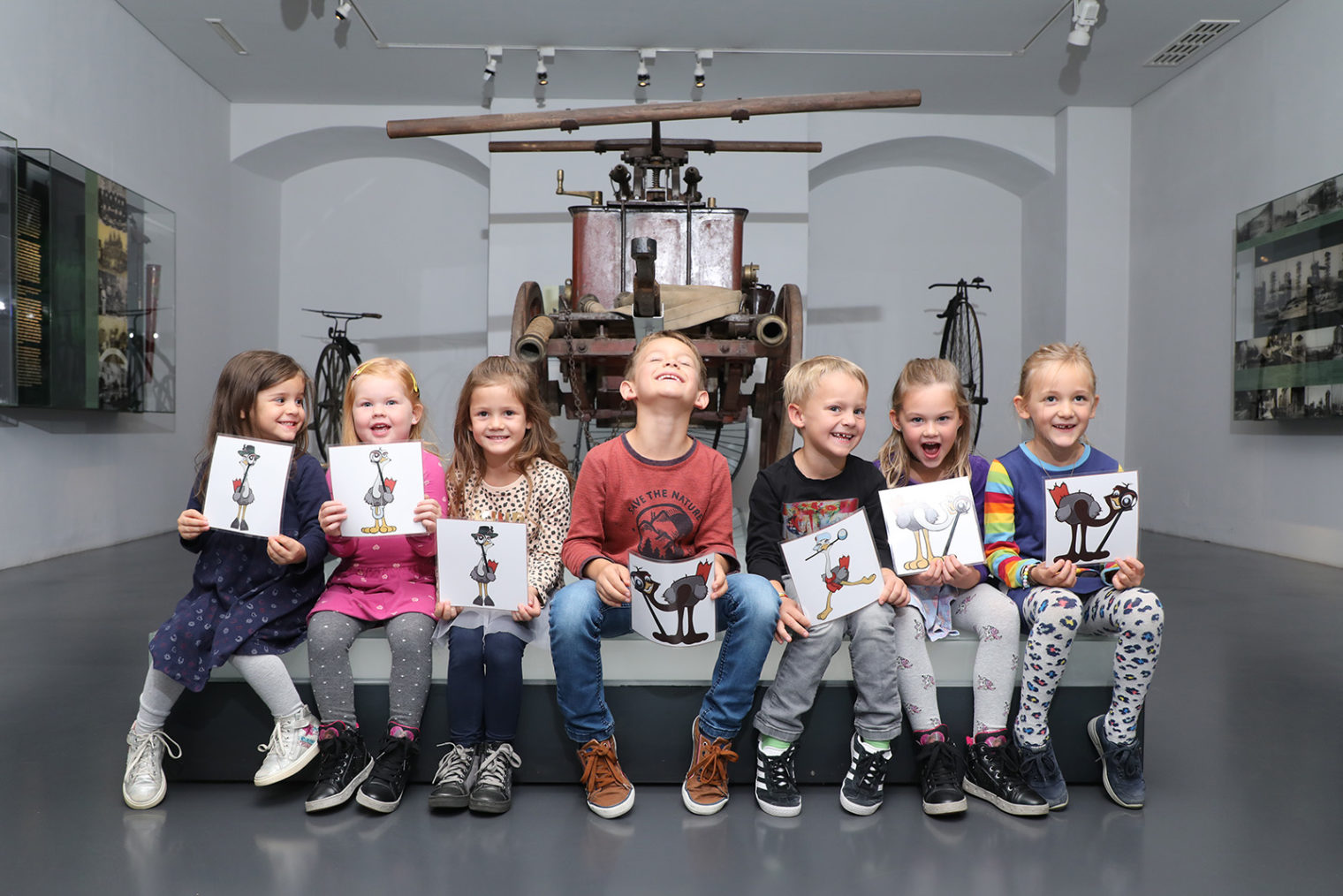 Young participants at the Workshop at the Museum for Kids Leoben