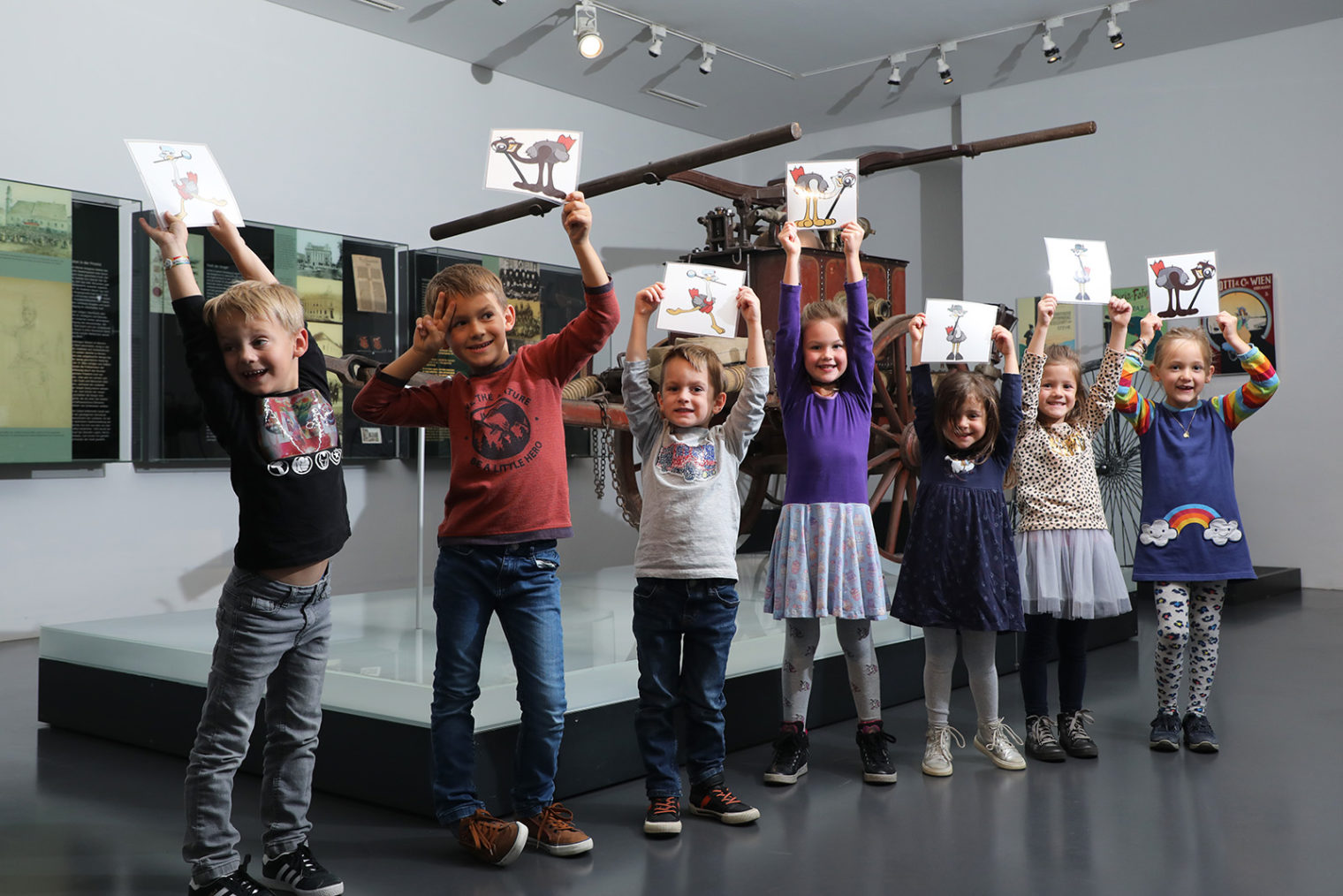 Impressionen aus dem Workshop 'Dem Museum auf der Spur! Leobens Vergangenheit' aus dem Jungen Museum Leoben