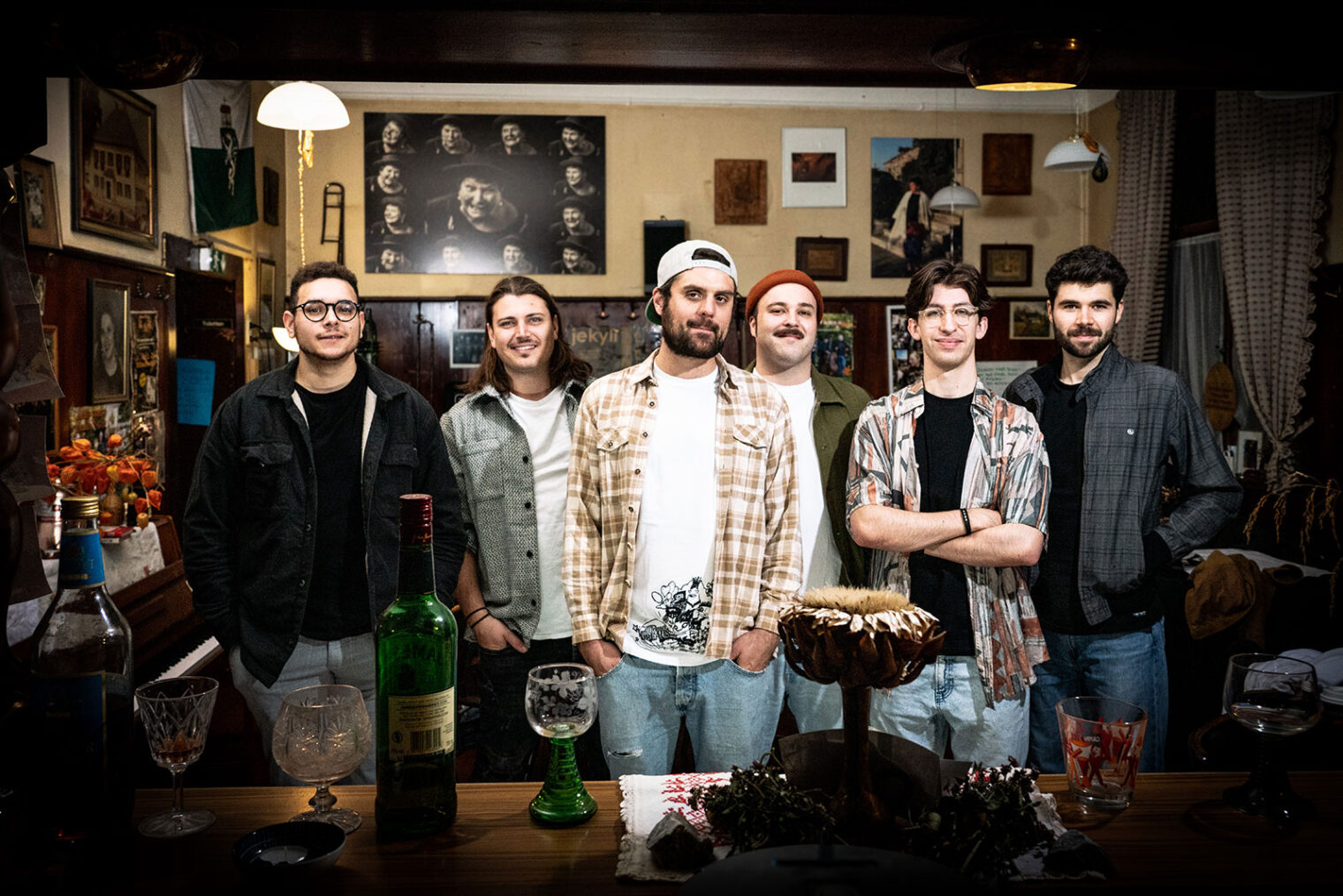 Gruppenbild der Band Die Niachtn